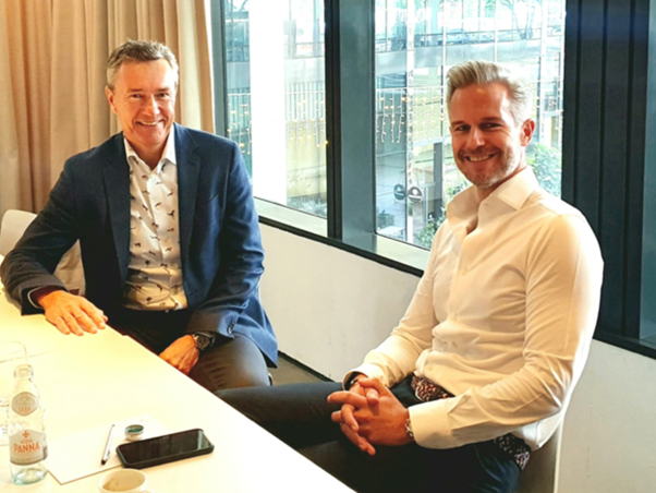Above (left to right): Jesper Andersen, President of Infoblox and Jesper Trolle, CEO of Exclusive Networks at Singapore’s JW Marriot Hotel (South Beach)